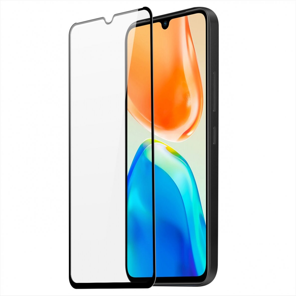 Ekrano apsauga Dux Ducis 9D Tempered Glass Vivo Y35 / Vivo Y22 / Vivo Y22s Juodais kraštais UGLX912