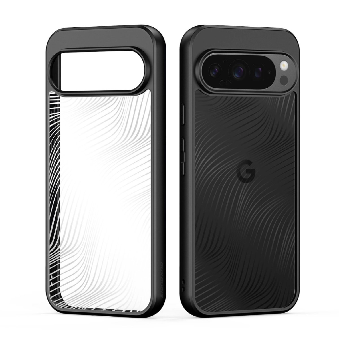 Google Pixel 10/10 Pro Dux Ducis Aimo dėklas - juodas 1 Google Pixel 10/10 Pro Dux Ducis Aimo dėklas - juodas 1