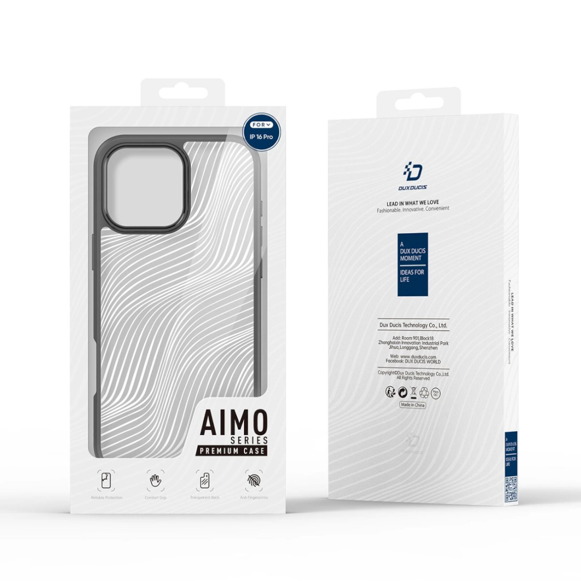 Dux Ducis Aimo Dėklas iPhone 16 Pro Max - Juodas 2 Dux Ducis Aimo Dėklas iPhone 16 Pro Max - Juodas 2