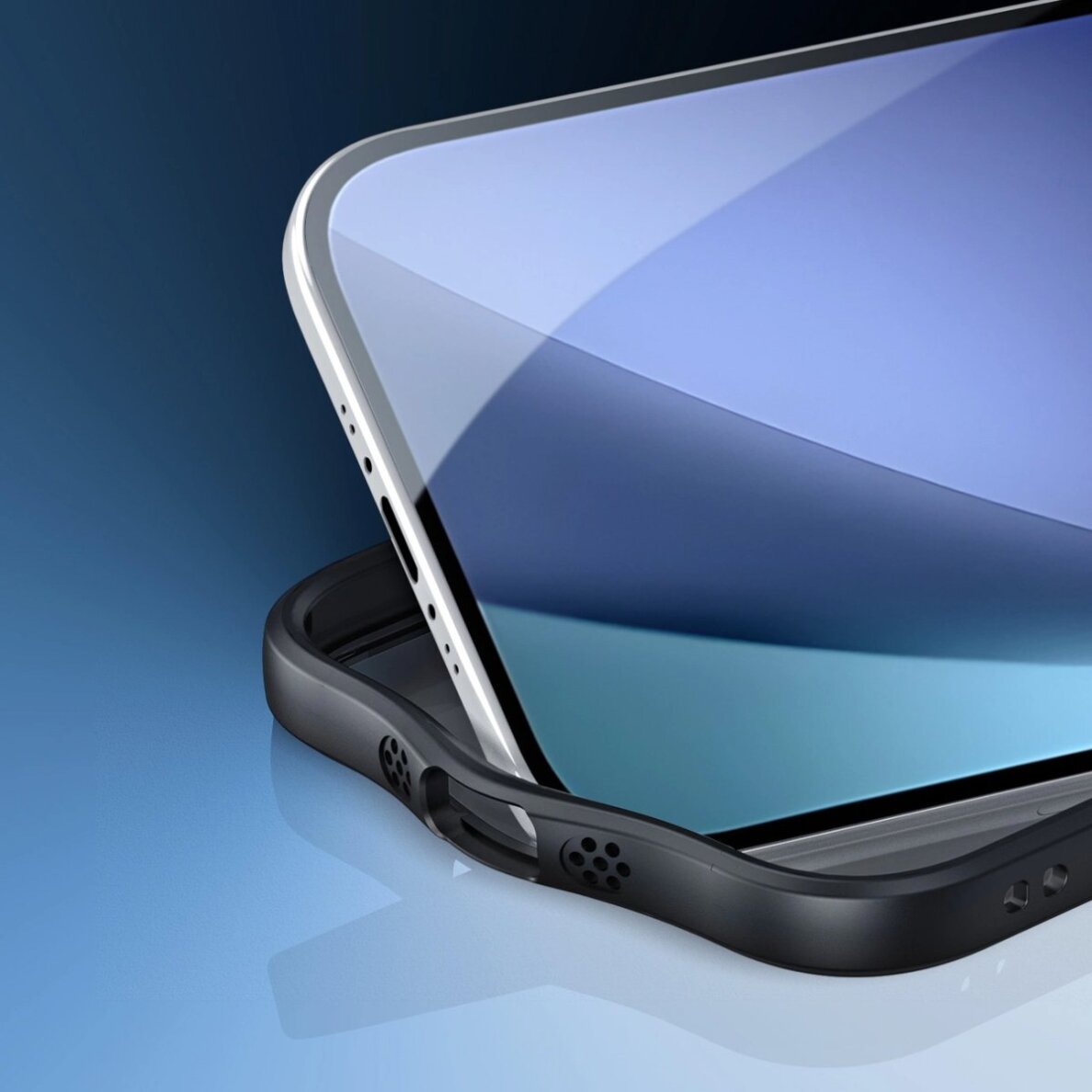 iPhone 17 Air Dux Ducis Aimo dėklas – juodas 6 iPhone 17 Air Dux Ducis Aimo dėklas – juodas 6