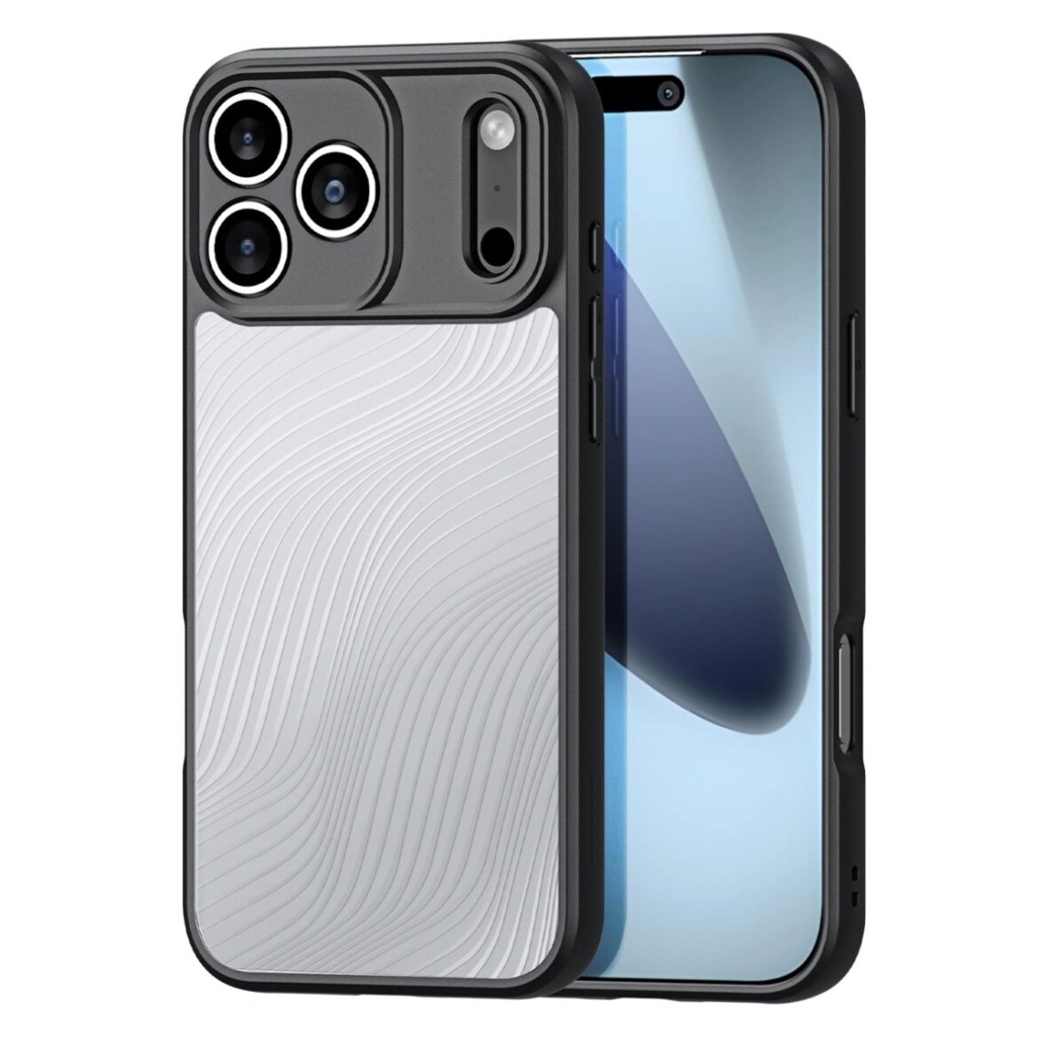 iPhone 17 Pro Dux Ducis Aimo dėklas – juodas iPhone 17 Pro Dux Ducis Aimo dėklas – juodas