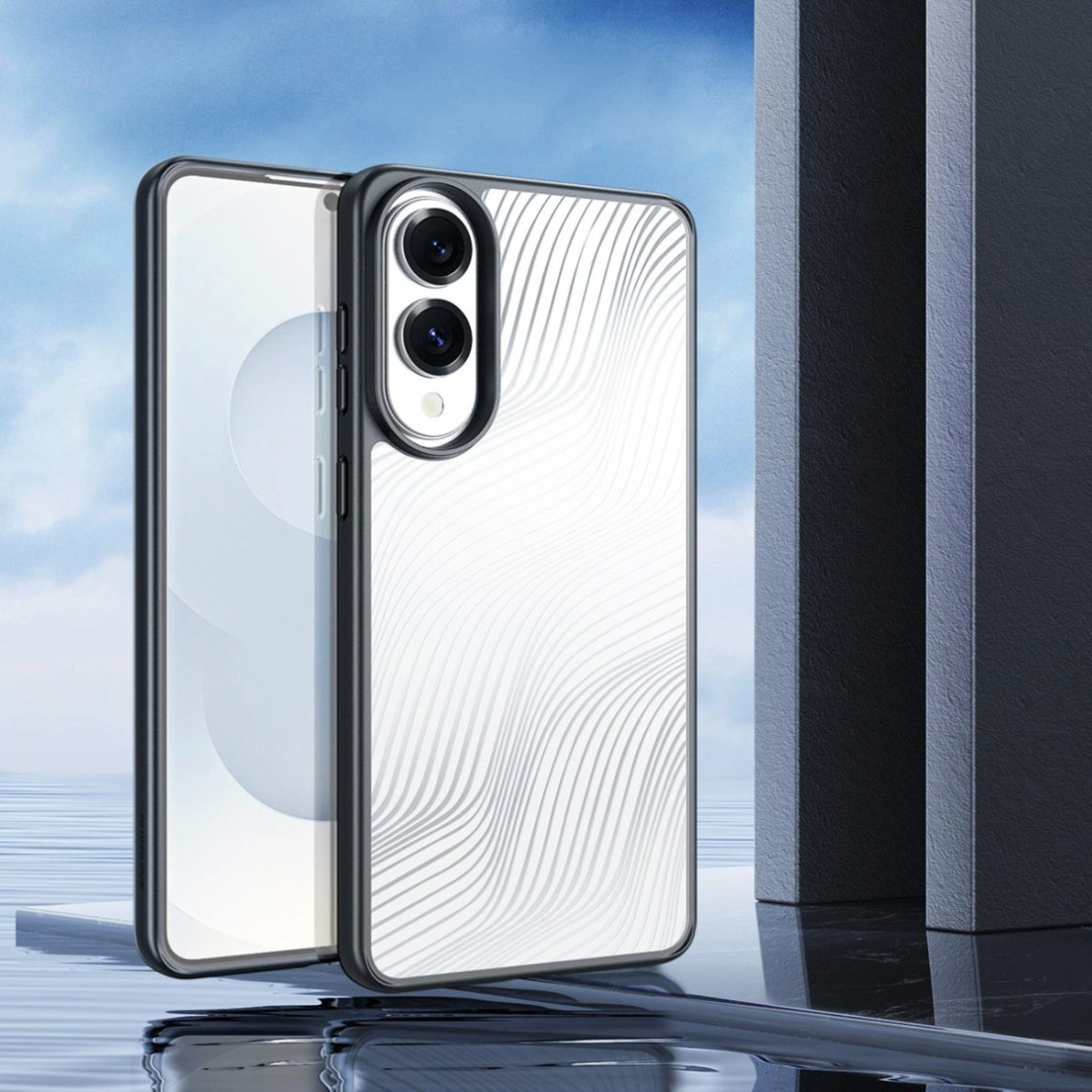 Samsung Galaxy S25 Edge – Dux Ducis Aimo dėklas - Juodas 3 Samsung Galaxy S25 Edge – Dux Ducis Aimo dėklas - Juodas 3