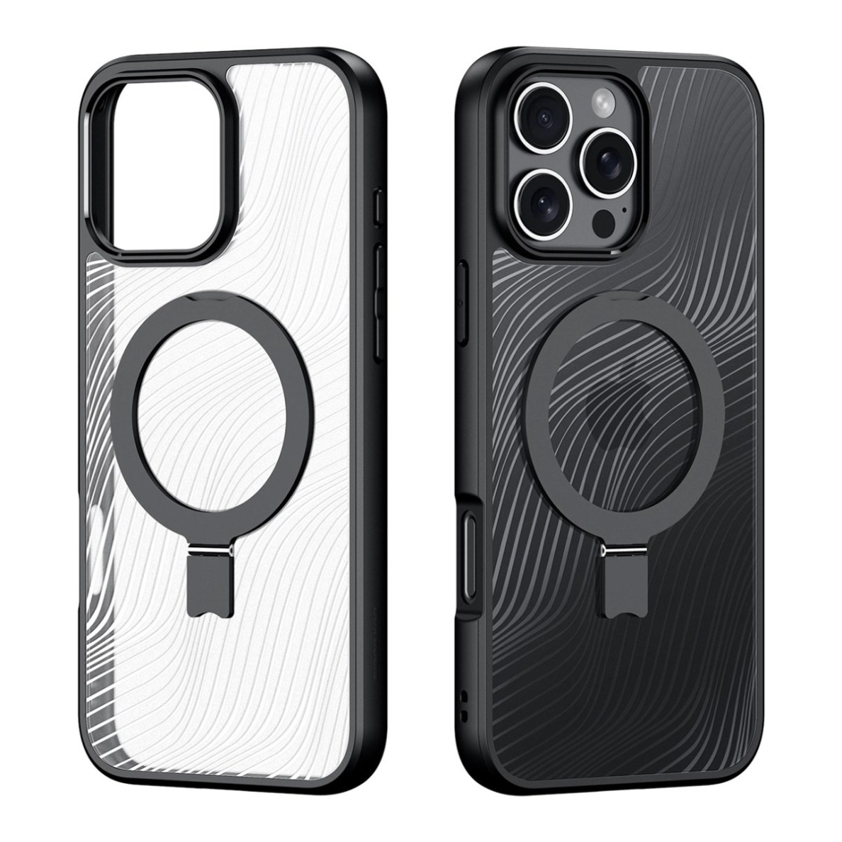 Dėklas Dux Ducis Aimo MagSafe iPhone 16 Pro Max - Juodas 1 Dėklas Dux Ducis Aimo MagSafe iPhone 16 Pro Max - Juodas 1