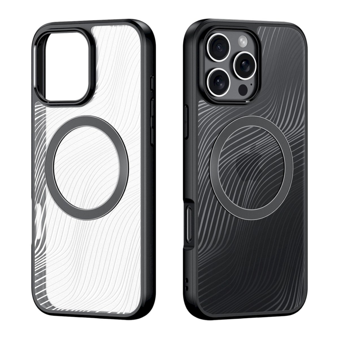 Dux Ducis Aimo Mag MagSafe dėklas iPhone 16 Pro Max - Juodas 1 Dux Ducis Aimo Mag MagSafe dėklas iPhone 16 Pro Max - Juodas 1