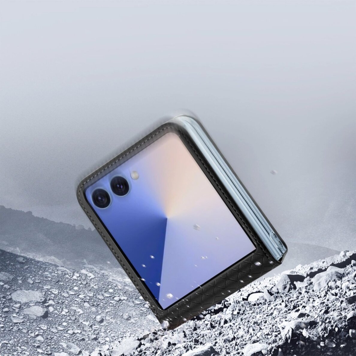 Samsung Galaxy Z Flip 7 Dux Ducis Bril dėklas – juodas 6