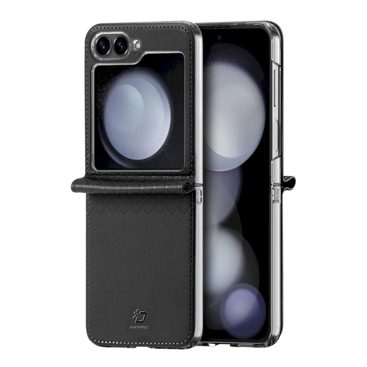 Dux Ducis Brill odinis dėklas Samsung Galaxy Z Flip 6 with flap and card slot - Juodas Dux Ducis Brill odinis dėklas Samsung Galaxy Z Flip 6 with flap and card slot - Juodas