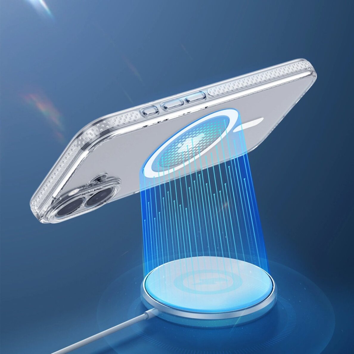 iPhone 17 Dux Ducis Clin Mag dėklas, suderinamas su MagSafe – skaidrus 4