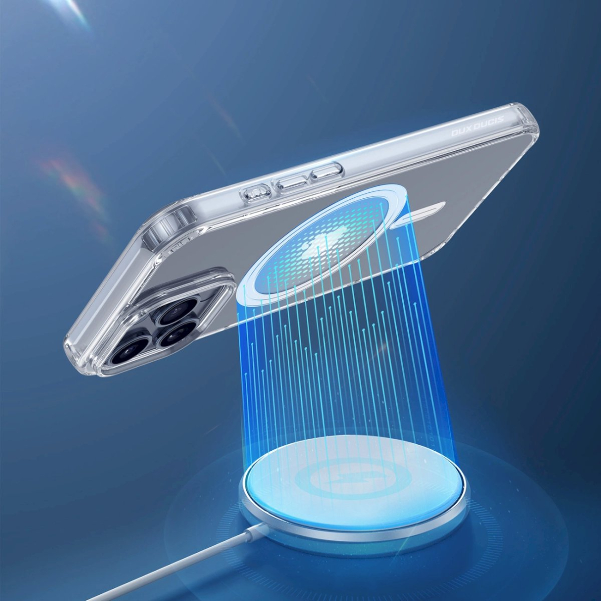 Dux Ducis Clin Mag MagSafe dėklas iPhone 16 Pro - Permatomas 4 Dux Ducis Clin Mag MagSafe dėklas iPhone 16 Pro - Permatomas 4