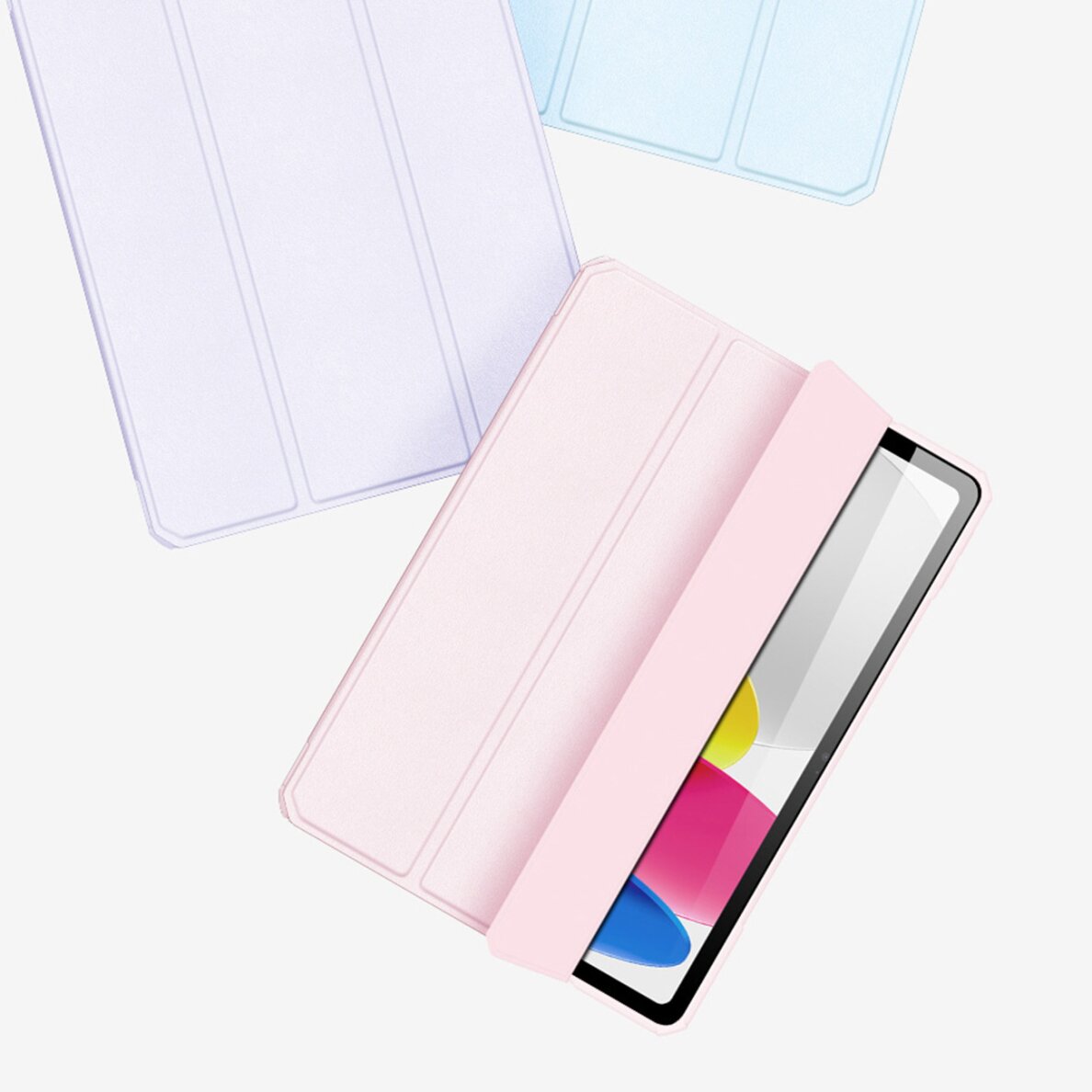 Akcija! Dėklas Dux Ducis Copa iPad 10.2 2022 (10 gen.) Rožinis 11