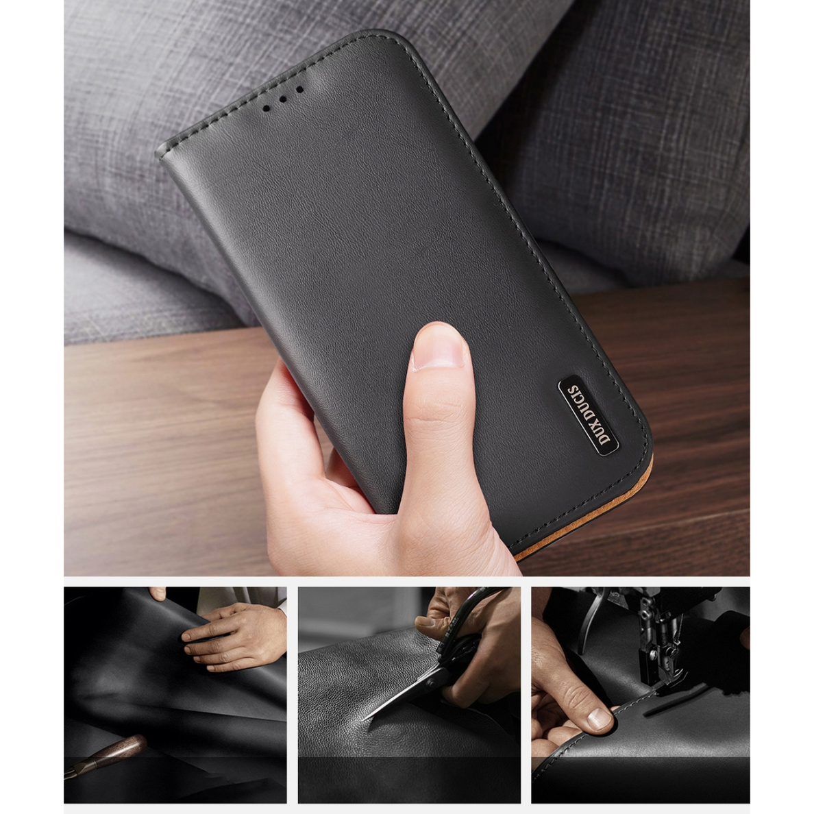 Dėklas Dux Ducis Hivo Leather iPhone 14 Plus Rudas 9 Dėklas Dux Ducis Hivo Leather iPhone 14 Plus Rudas 9