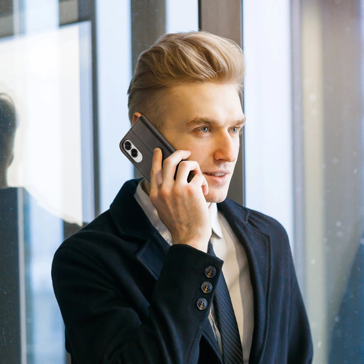 Samsung Galaxy S25 Edge – Dux Ducis Hivo dėklas su atvartu ir RFID apsauga - Juodas 7 Samsung Galaxy S25 Edge – Dux Ducis Hivo dėklas su atvartu ir RFID apsauga - Juodas 7