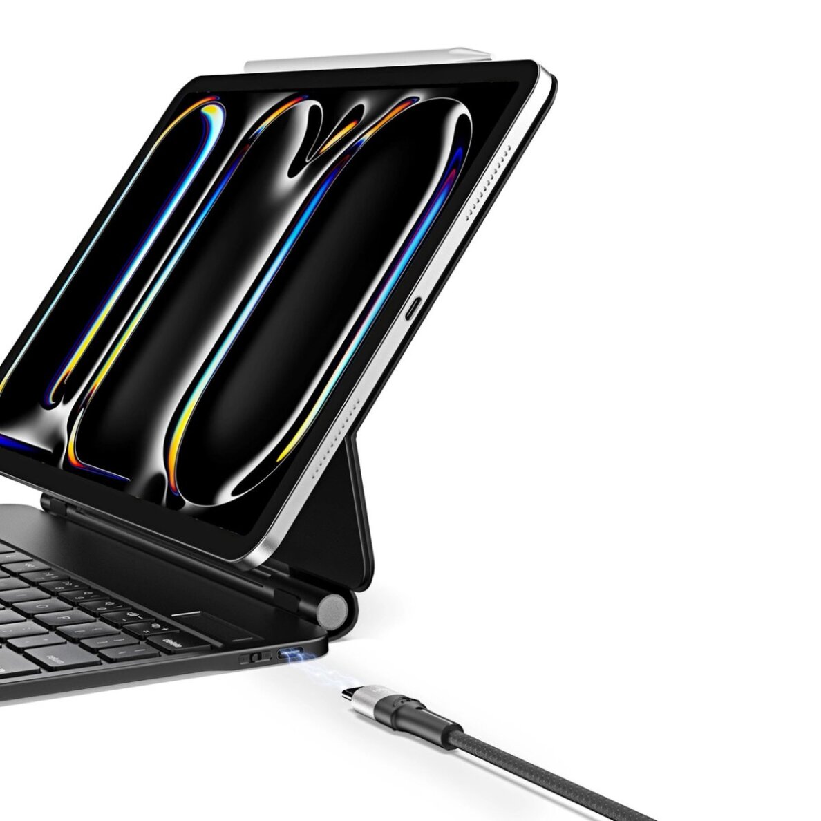iPad Pro 11" 2024 dėklas Dux Ducis Keyboard (MK serija) su Bluetooth klaviatūra – juodas 13
