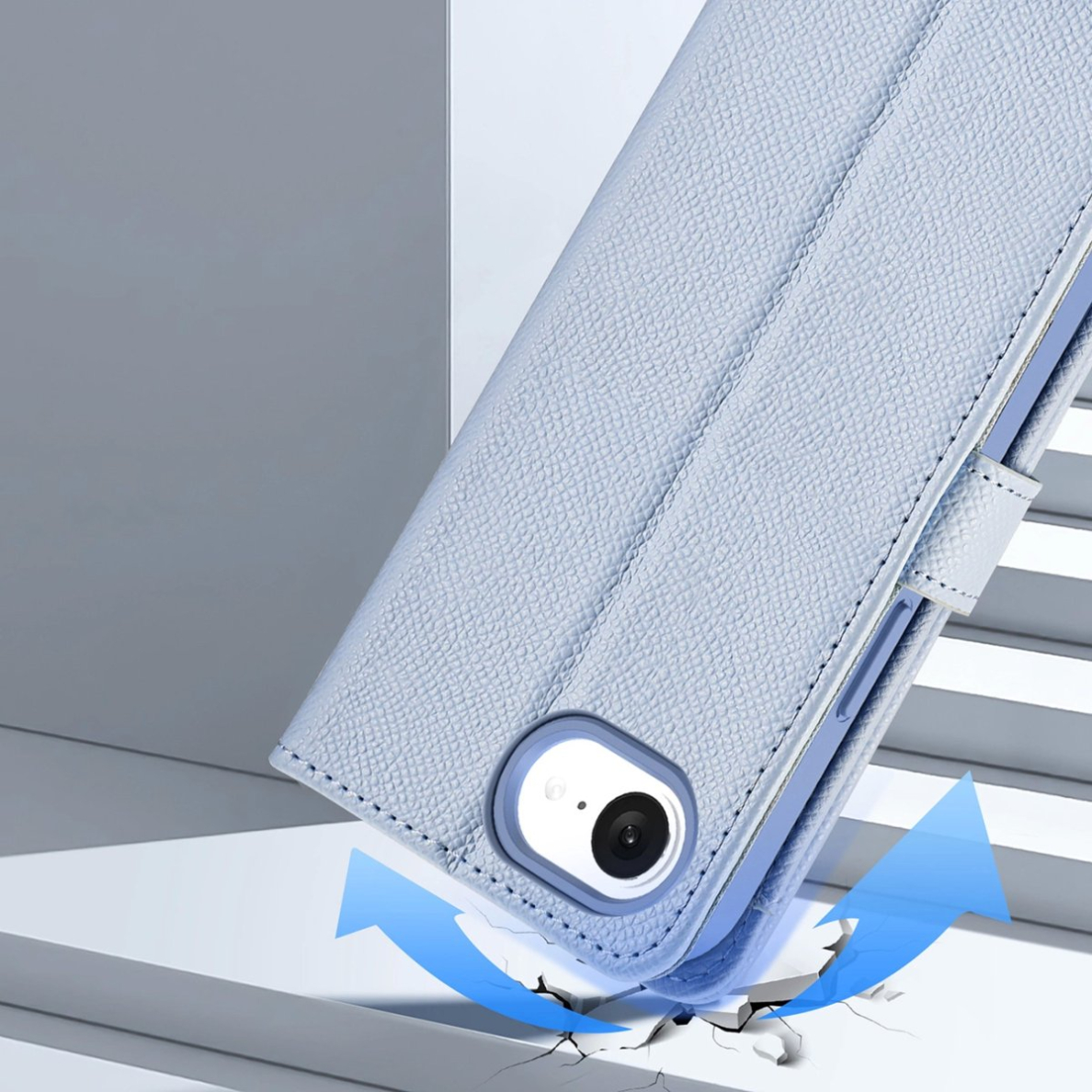 iPhone 16e – Dux Ducis Lawa odinis dėklas su nuimama magnetine pinigine - Mėlynas 10 iPhone 16e – Dux Ducis Lawa odinis dėklas su nuimama magnetine pinigine - Mėlynas 10