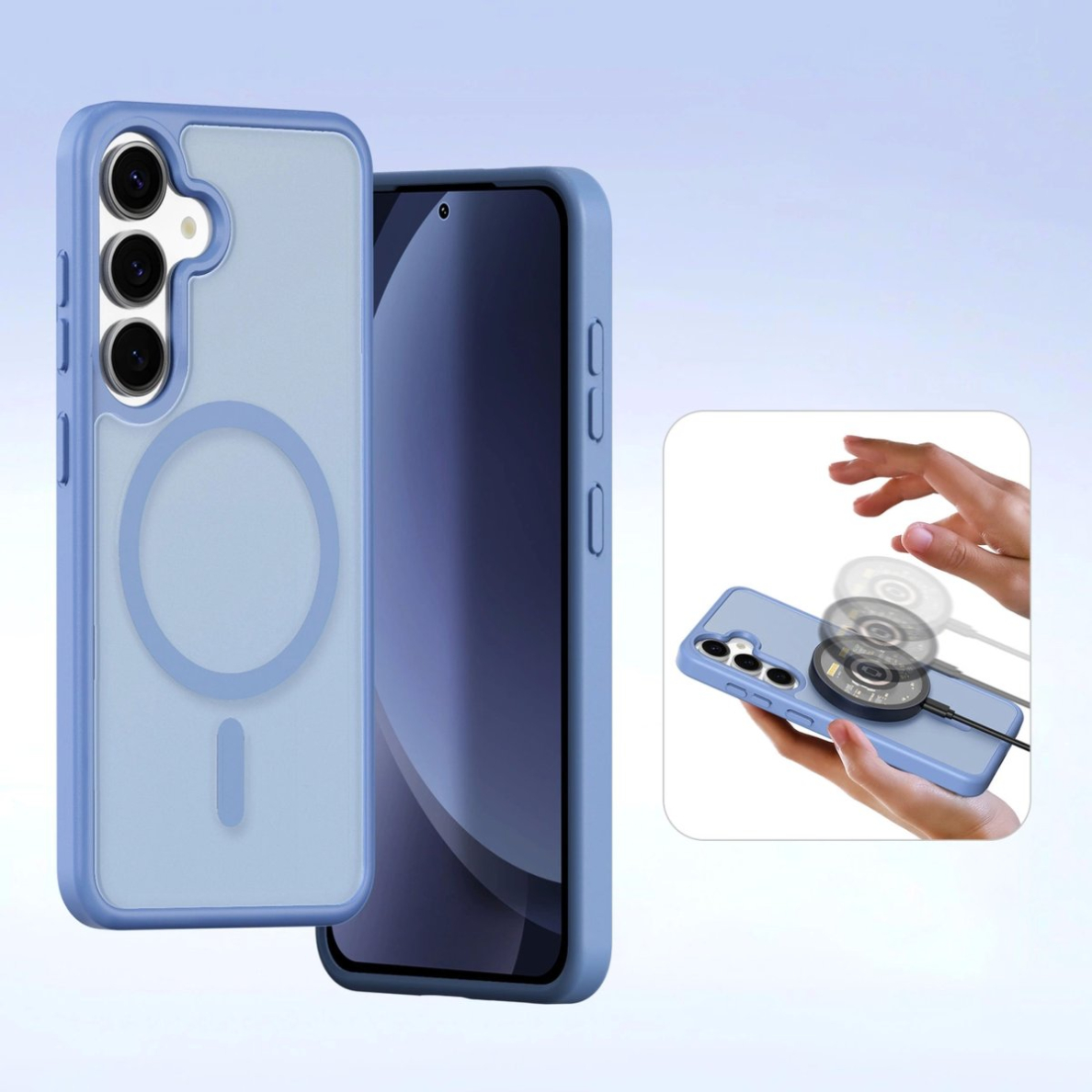 Dux Ducis Lawa Odinis Dėklas skirtas Samsung Galaxy S25+ with Detachable Magnetinis Piniginės tipo - Mėlynas 1 Dux Ducis Lawa Odinis Dėklas skirtas Samsung Galaxy S25+ with Detachable Magnetinis Piniginės tipo - Mėlynas 1