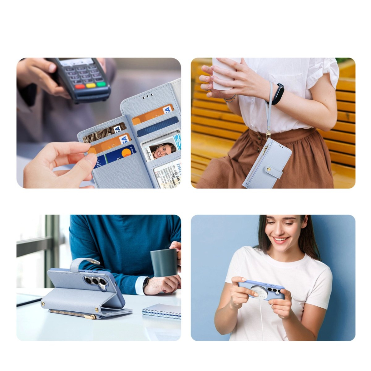 Dux Ducis Lawa Odinis Dėklas skirtas Samsung Galaxy S25+ with Detachable Magnetinis Piniginės tipo - Mėlynas 7 Dux Ducis Lawa Odinis Dėklas skirtas Samsung Galaxy S25+ with Detachable Magnetinis Piniginės tipo - Mėlynas 7