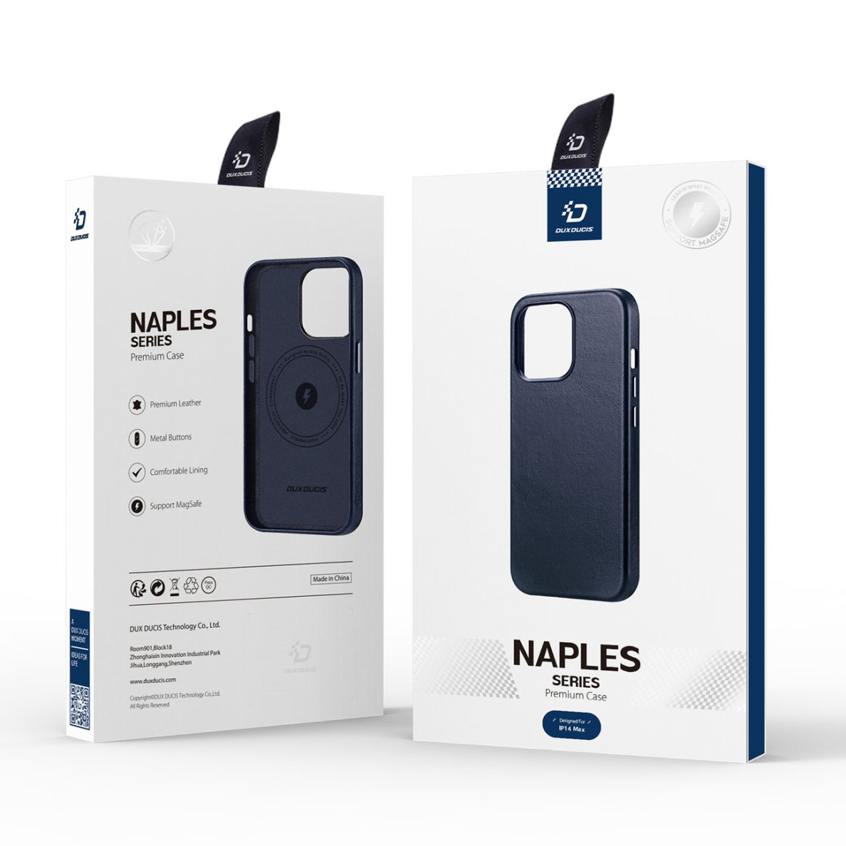Dėklas Dux Ducis Naples case for iPhone 14 Plus (MagSafe) Mėlynas 4 Dėklas Dux Ducis Naples case for iPhone 14 Plus (MagSafe) Mėlynas 4
