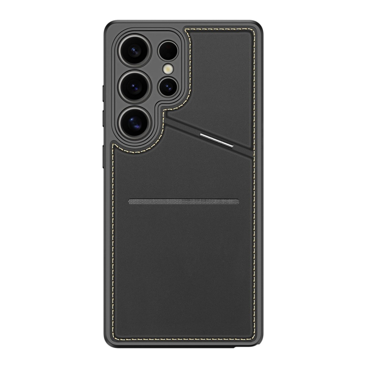 Dux Ducis Rafi II Dėklas skirtas Samsung Galaxy S25 Ultra su stoveliu and Piniginės tipo - Juodas 8