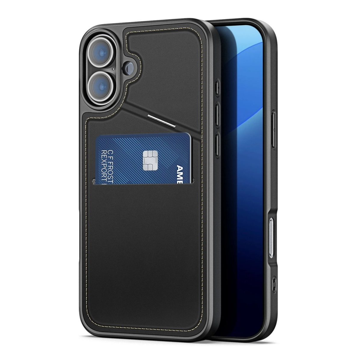 Dux Ducis Rafi II Mag Dėklas with MagSafe skirtas iPhone 16 - Juodas 2