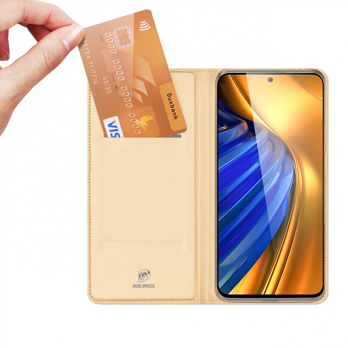 Dėklas Dux Ducis Skin Pro Xiaomi Poco F4 5G Auksinis 1 Dėklas Dux Ducis Skin Pro Xiaomi Poco F4 5G Auksinis 1