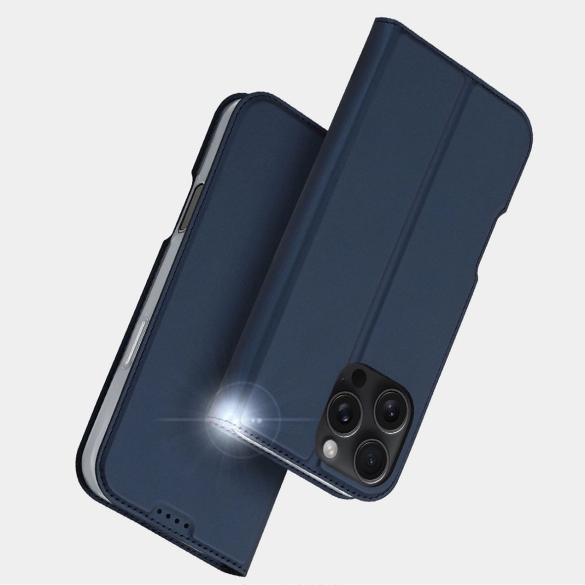 Dėklas dux Ducis Skin Pro iPhone 16 Pro Max su vieta kortelėms - Mėlynas 12 Dėklas dux Ducis Skin Pro iPhone 16 Pro Max su vieta kortelėms - Mėlynas 12
