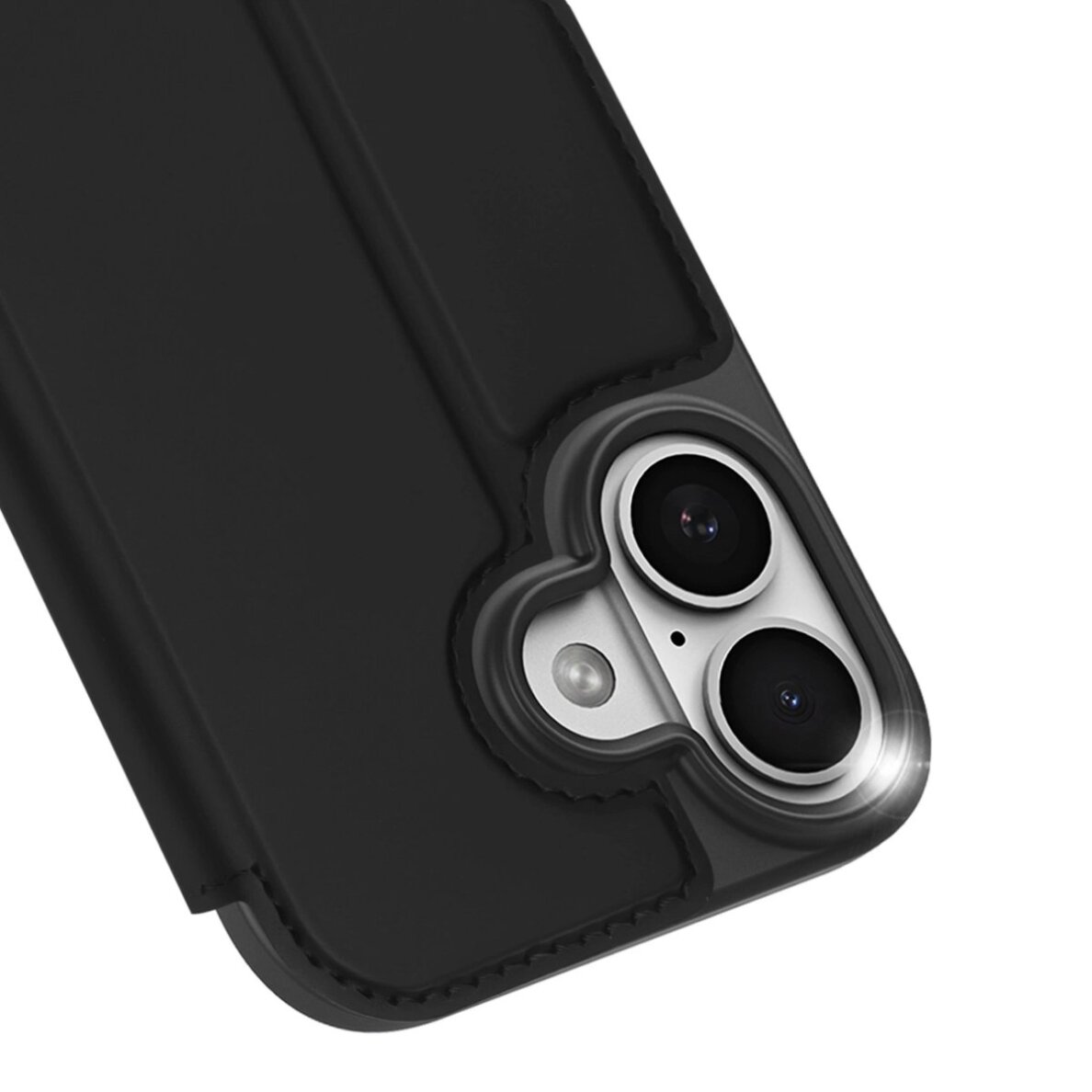 iPhone 17 Dux Ducis Skin Pro dėklas su atvartu ir kortelių vieta – juodas 4