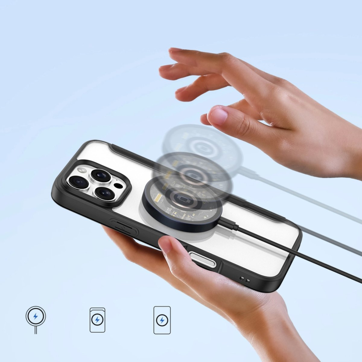 Atverčiamas Dėklas Atverčiamas Dėklas Dux Ducis Skin X Pro iPhone 16 Pro Max with MagSafe and Flip - Juodas 3 Atverčiamas Dėklas Atverčiamas Dėklas Dux Ducis Skin X Pro iPhone 16 Pro Max with MagSafe and Flip - Juodas 3