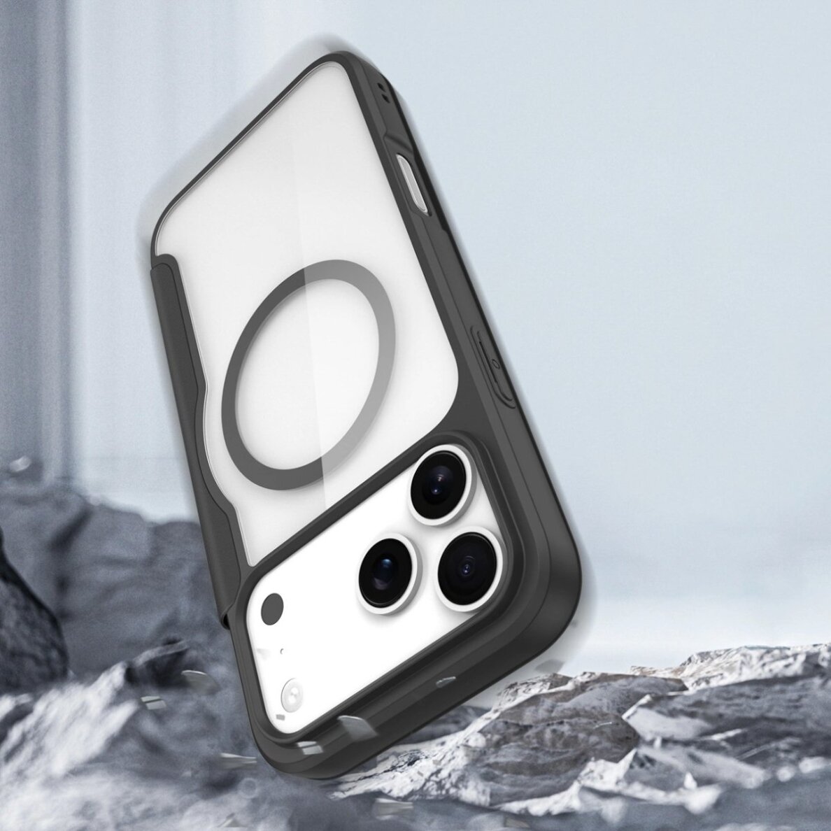 iPhone 17 Pro Dux Ducis Skin X Pro dėklas su pinigine, suderinamas su MagSafe – juodas 11 iPhone 17 Pro Dux Ducis Skin X Pro dėklas su pinigine, suderinamas su MagSafe – juodas 11