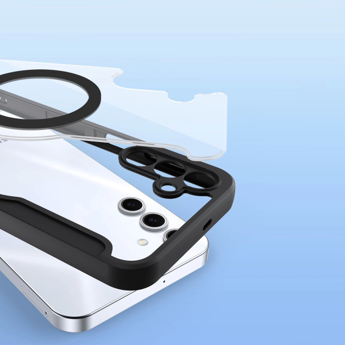 Dux Ducis Skin X Pro Dėklas skirtas Samsung Galaxy S25+ with MagSafe and Piniginės tipo - Juodas