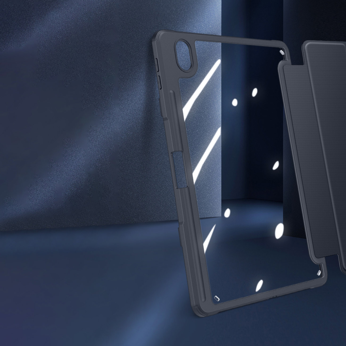 Dėklas Dux Ducis Toby Armored Flip Smart Case Oppo Pad Juodas 17