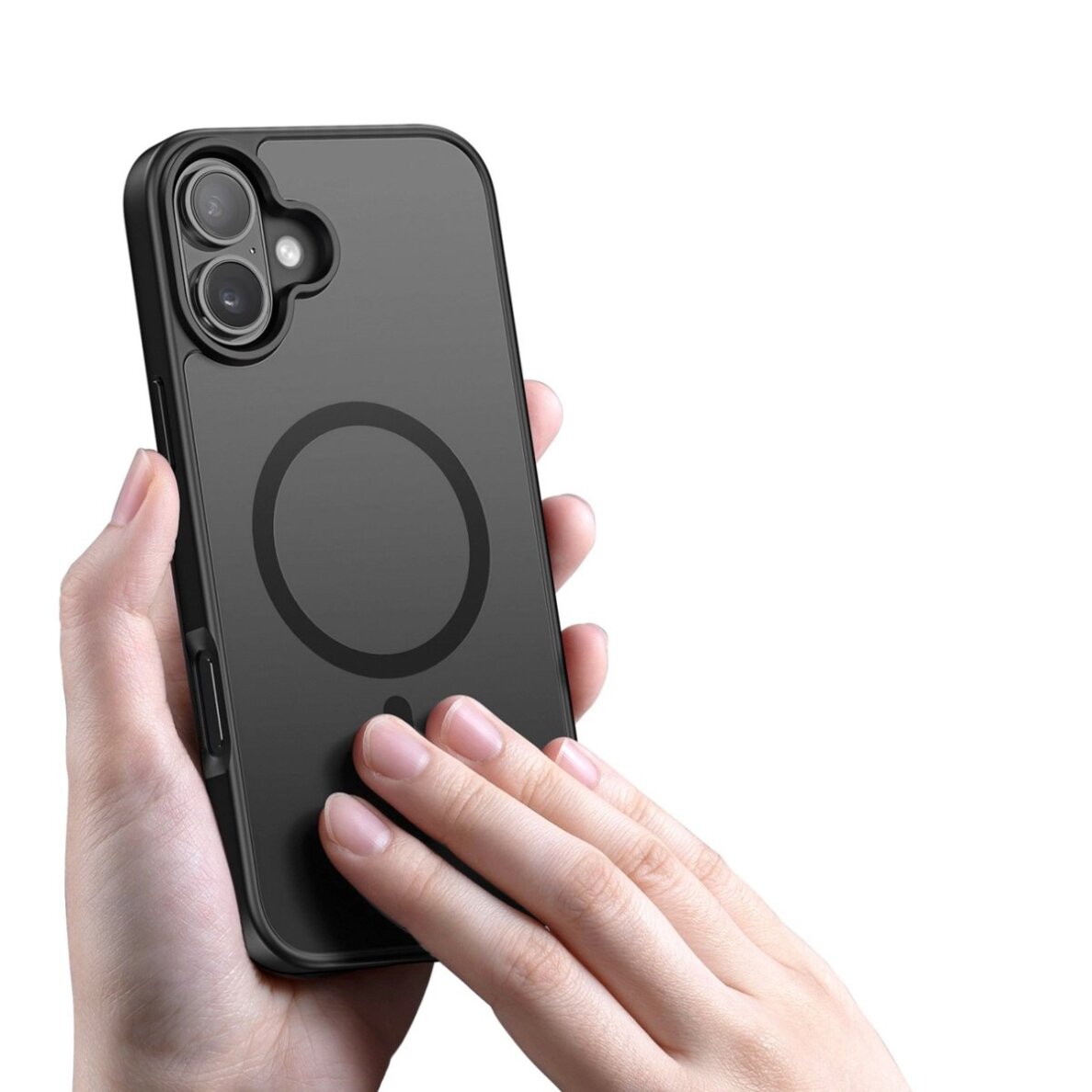 iPhone 17 Dux Ducis Yind dėklas, suderinamas su MagSafe – juodas 5 iPhone 17 Dux Ducis Yind dėklas, suderinamas su MagSafe – juodas 5