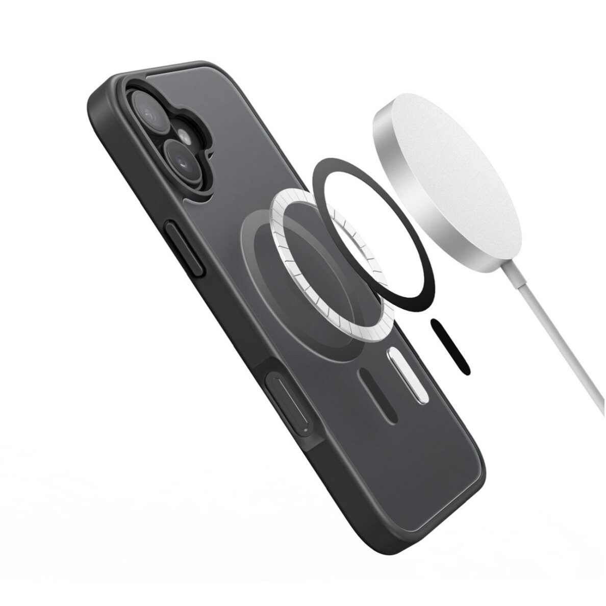 iPhone 17 Dux Ducis Yind dėklas, suderinamas su MagSafe – juodas 6 iPhone 17 Dux Ducis Yind dėklas, suderinamas su MagSafe – juodas 6