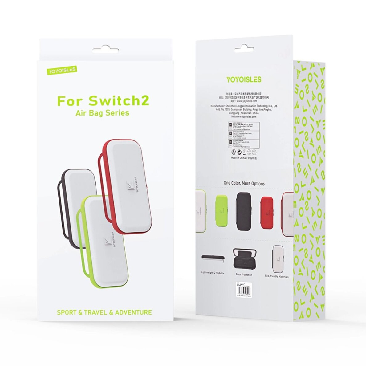 Nintendo Switch 2 Dux Ducis Yoyoisles Air Bag dėklas – juodas ir baltas 4 Nintendo Switch 2 Dux Ducis Yoyoisles Air Bag dėklas – juodas ir baltas 4
