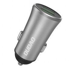 Dudao 3,4A Universal Smart Car Charger 2x USB silver (R6S silver)