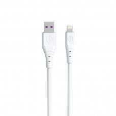 Kabelis Dudao USB - Lightning 6A 1 m Baltas (TGL3L)