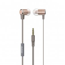 Ausinės Dudao in-ear earphone 3,5 mm mini jack headset Auksinės spalvos (X13S) NDRX65