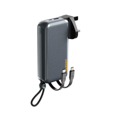Dudao K25 2in1 10000mAh 3-in-1 Powerbank įkroviklis – pilkas