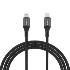 Dudao L3CL USB-C – Lightning 30W 2 m pintas kabelis – juodas