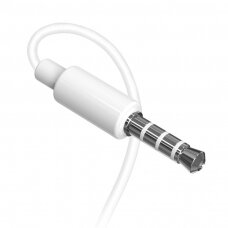 Ausinės Dudao Lateral Earphones Earbuds Headphones Baltos (X10S white)