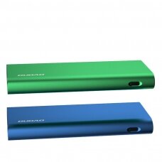 Dudao Išorinė Baterija 10000 mAh 20 W Greitas Įkrovimas 3.0 2x USB / USB Type C Mėlynas (K14H blue)