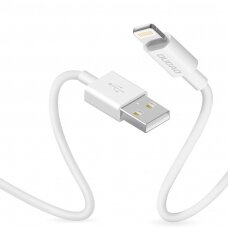 USB Kabelis Dudao / Lightning data charging kabelis 3A 1m baltas (L1L baltas)