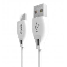 Dudao USB Type C data charging kabelis 2.1A 1m baltas (L4T 1m baltas) (ctz220)