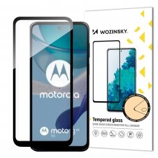 Durable Wozinsky Full Glue Apsauginis stiklas Motorola G53 Full Screen with Frame - Juodas