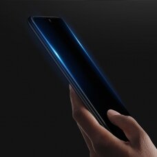 Ekrano Apsauginis Stiklas Su Rėmeliu (tinka su dėklu) Dux Ducis 9D Tempered Glass Tough Samsung Galaxy A22 4G Juodas