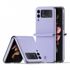 Dėklas Dux Ducis Bril case for Samsung Galaxy Z Flip 3 Purpurinis