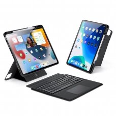 Dux Ducis DK Series Bluetooth Dėklas klaviatūra Apple iPad Pro 12.9 (2020/2021/2022) - Juodas