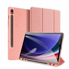 Dux Ducis Domo Samsung Galaxy Tab S9 FE Dėklas su stovu - rožinis