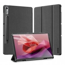 Planšetės dėklas Dux Ducis Domo smart sleep case skirta Lenovo Tab P12 12.7'' tablet - Juodas