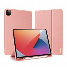 ATVERČIAMAS DĖKLAS DUX DUCIS Domo TPU su išmanaus užmigimo funkciją iPad Pro 12.9'' 2021 rožinis