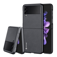Dėklas Dux Ducis Fino Samsung Galaxy Z Flip 3 Juodas