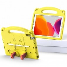 Dėklas Dux Ducis Panda kids safe soft tablet case for iPad 10.2” 2021 / iPad 10.2'' 2020 / iPad 10.2'' 2019 Geltonas